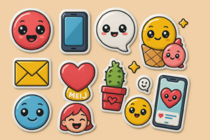 Стикерпаки с 3D лаком в Copy.ru