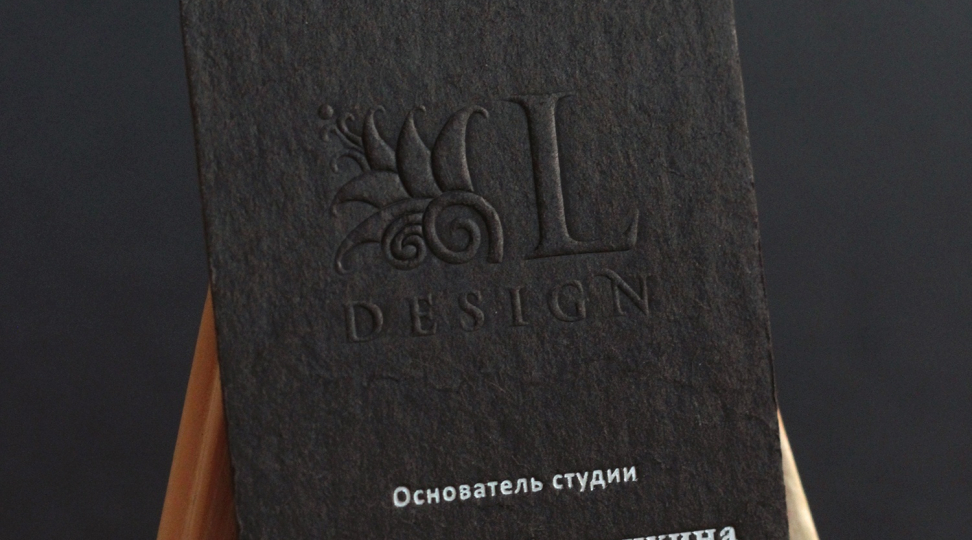 Визитка для дизайн-студии “L.design” - картинка 3