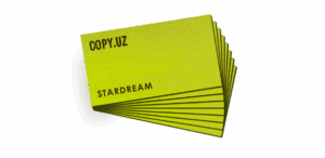 Copy.uz saytida Stardream biznes kartalari