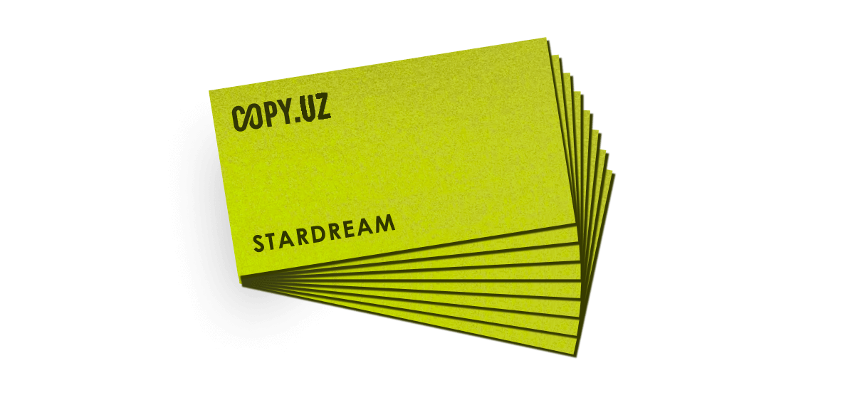 Визитки Stardream в Copy.uz